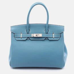 Hermes: Голубая сумка  Birkin 30