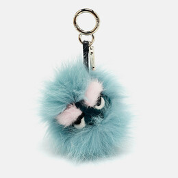 Fendi Multicolor Fox Fur Lagoon Bug Bag Charm 1241555