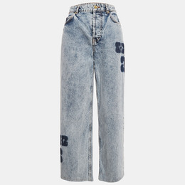 Ganni: Голубые джинсы 