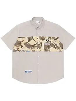 AAPE BY *A BATHING APE®: Хлопковая рубашка 