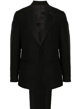 Lardini: Чёрный костюм 