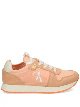 Calvin Klein Jeans: Оранжевые кроссовки 