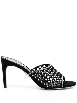 René Caovilla: Чёрные сандалии 