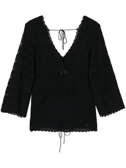 CHANEL Pre-Owned: Кружевная блуза 