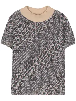 Versace Pre-Owned: Свитер с принтом 