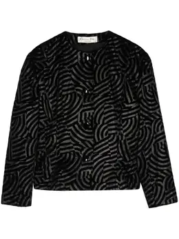 Christian Dior Pre-Owned: Куртка с геометрическим принтом 