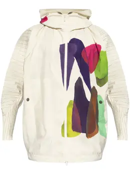 Homme Plissé Issey Miyake: Куртка с принтом 