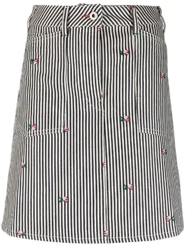 Kenzo: Юбка с растительным принтом 