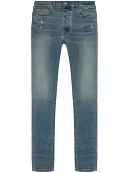 AMIRI: Голубые джинсы  Stack
