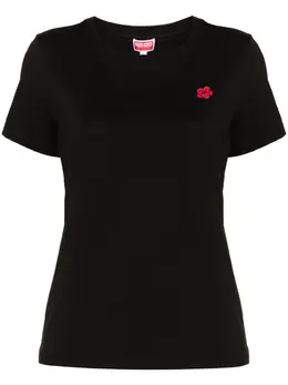 Kenzo: Футболка с цветочным принтом 