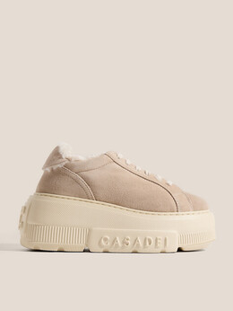Casadei: Светлые кроссовки 