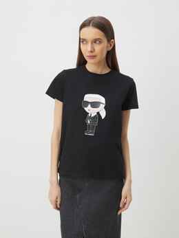 Karl Lagerfeld: Чёрная футболка 