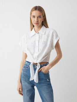 Guess: Белая рубашка 