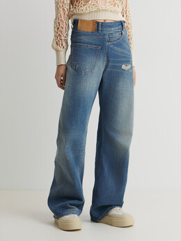 Mm6 Maison Margiela: Тёмные джинсы 