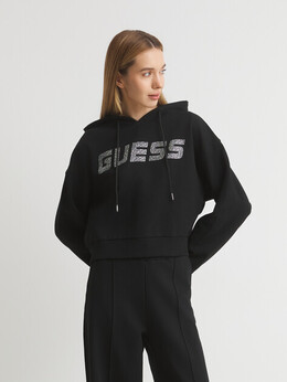 Guess: Чёрная толстовка 