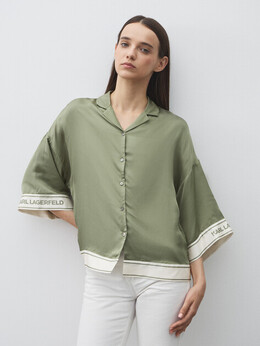 Karl Lagerfeld: Зелёная рубашка 