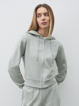 Guess: Зелёная толстовка 