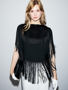 Mm6 Maison Margiela: Чёрная майка 