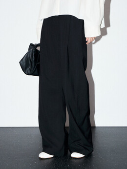 Mm6 Maison Margiela: Чёрные брюки 