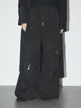 Mm6 Maison Margiela: Чёрные брюки 