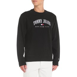 Tommy Hilfiger: Чёрная толстовка 