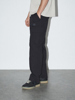 Fila: Чёрные брюки 