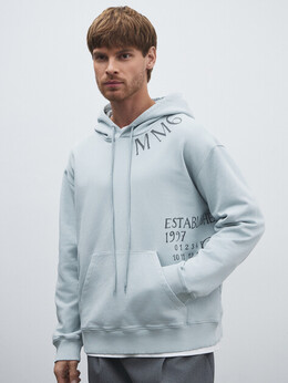 Mm6 Maison Margiela: Голубая толстовка 