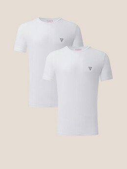 Guess: Белая футболка 