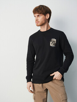 Guess: Чёрная толстовка 