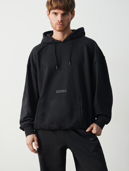 Guess: Чёрная толстовка 