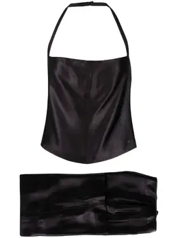 CHANEL Pre-Owned: Коричневый топ 