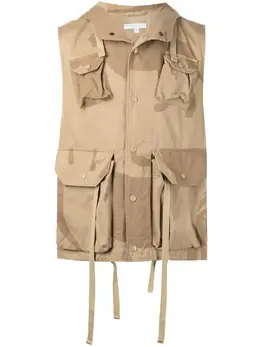 Engineered Garments: Жилет с животным принтом 