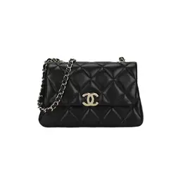 Chanel Кожаная сумка через плечо женская черная ap4593-b20146-94305