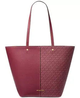 Большая сумка-тоут Flora с застежкой-молнией Michael Kors, фиолетовый 22756142 | mulberry