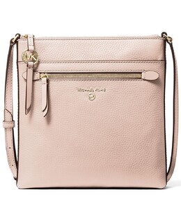 Плоская сумка через плечо Jet Set Charm, маленький размер, север, юг Michael Kors, розовый 12163264 | soft pink