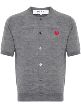 Comme Des Garçons Play: Кардиган  Heart из шерсти