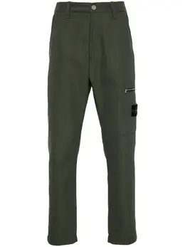 Stone Island: Зелёные брюки  Compass