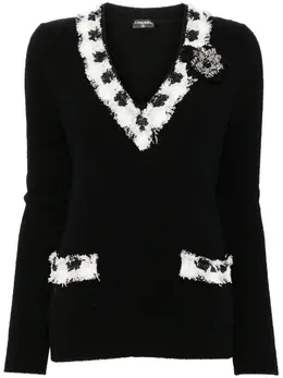 CHANEL Pre-Owned: Трикотажный топ 