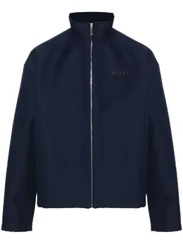 Gucci: Голубая куртка 