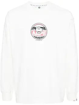 AAPE BY *A BATHING APE®: Футболка с длинным рукавом 