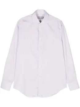Canali: Рубашка в полоску 