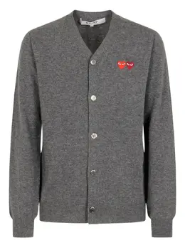 Comme Des Garçons Play: Кардиган  Heart из шерсти