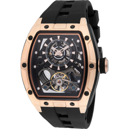 49037 Invicta S1 Rally Automatic Mens Watch Black Dial