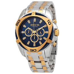 Invicta Bolt Chronograph Quartz Blue Dial Mens Watch 34125