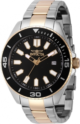 Invicta Pro Diver Quartz Black Dial Mens Watch Model No.46319