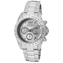 Invicta Speedway Chronograph Silver Dial Mens Watch 14381