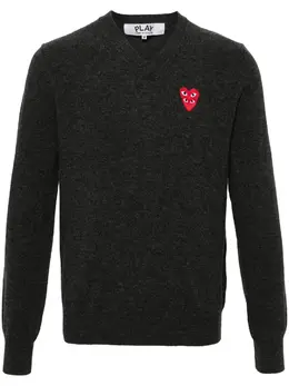 Comme Des Garçons Play: Свитер  Heart из шерсти
