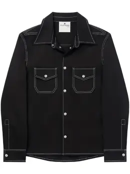 Courrèges: Рубашка с карманами 