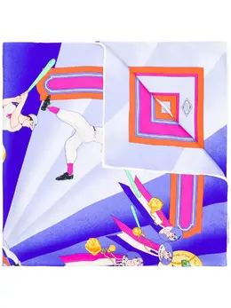 Versace Pre-Owned: Шарф с принтом 