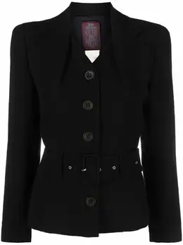 John Galliano Pre-Owned: Однобортная куртка 